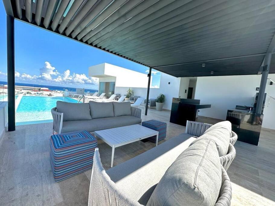 Apartamento Cozy Modern View W/ Rooftop Pool & Gym - Agama 403 Playa del Carmen